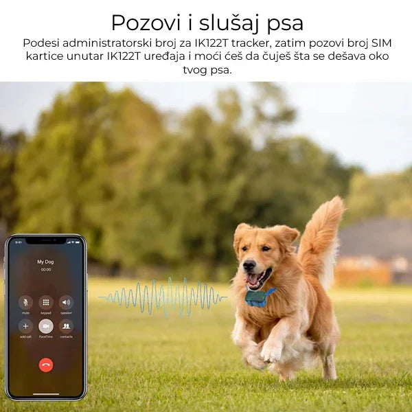 Lokator za lovačke pse - Tracker za pse IK122T 4G GPS
